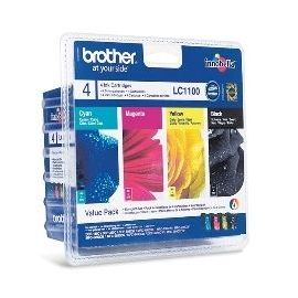 CARTUCHO TINTA BROTHER LC1100VALBP MULTIPACK