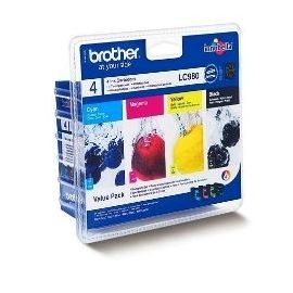 CARTUCHO TINTA BROTHER LC980VALPB MULTIPACK