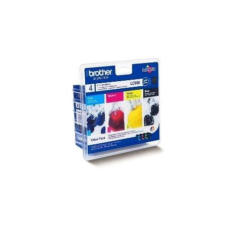 CARTUCHO TINTA BROTHER LC980VALPB MULTIPACK