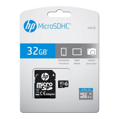 TARJETA DE MEMORIA MICRO SDHC HP 32GB + ADAPT