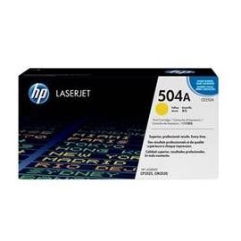 TONER LASERJET HP 504A CE252A AMARILLO