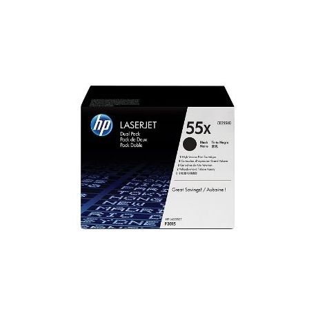 TONER LASERJET HP 55X CE255XD NEGRO