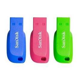 PENDRIVE 32GB USB2.0 SANDISK 3 UNIDADES