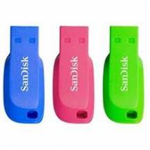 PENDRIVE 32GB USB2.0 SANDISK 3 UNIDADES