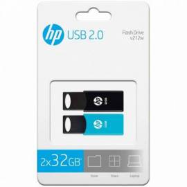 PENDRIVE 32GB USB2.0 HEWLETT PACKARD 2 UNIDADES
