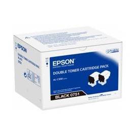 TONER EPSON C13S050751 NEGRO 2 UNIDADES