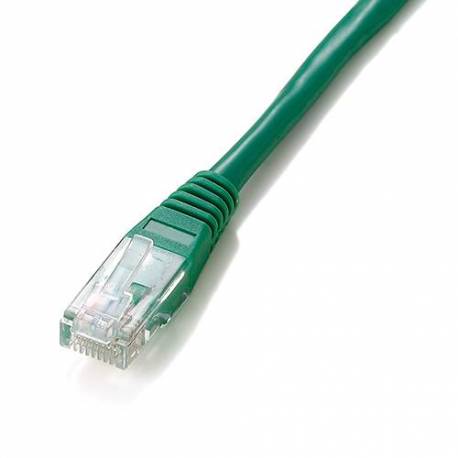 CABLE RED UTP CAT6 RJ45 EQUIP 1M VERDE