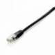 CABLE RED UTP CAT6 RJ45 EQUIP 0.25M NEGRO