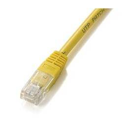 CABLE RED UTP CAT6 RJ45 EQUIP 1M AMARILLO