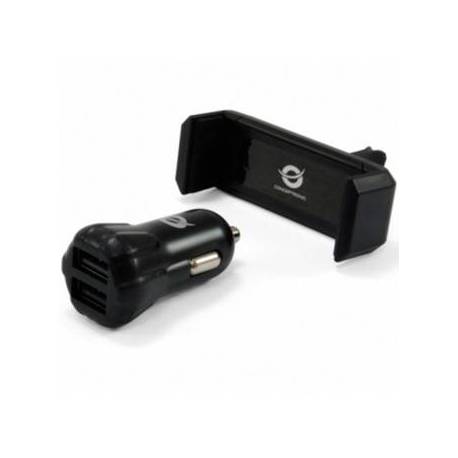 CARGADOR COCHE USB CONCEPTRONIC 2 PUERTOS