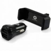 CARGADOR COCHE USB CONCEPTRONIC 2 PUERTOS