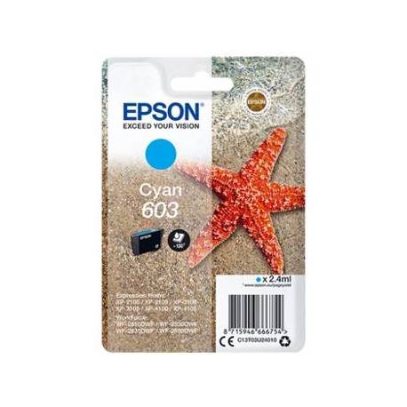 CARTUCHO TINTA EPSON C13T03U24010 603 CIAN