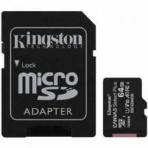 TARJETA DE MEMORIA MICRO SD HC KINGSTON 64GB + ADAPT