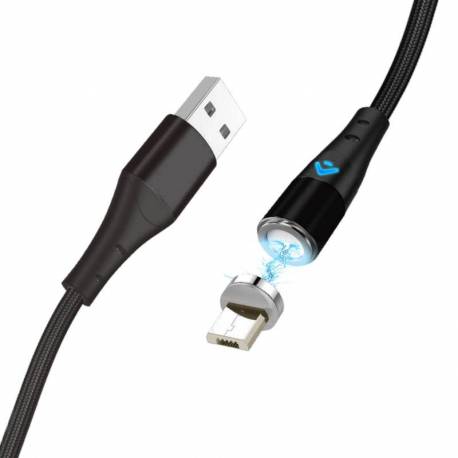 CABLE CARGA RAPIDA MAGNETICO MICRO USB