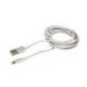 CABLE SILVER HT USB - LIGHTNING M/M 1.5M