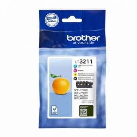 CARTUCHO TINTA BROTHER LC3211VAL MULTIPACK