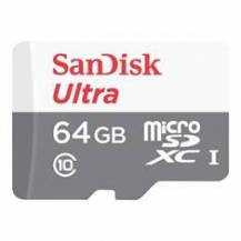 TARJETA DE MEMORIA MICRO SD SANDISK 64GB + ADAPT