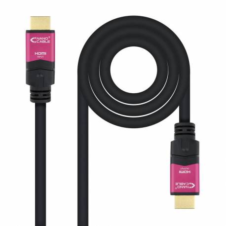 CABLE HDMI NANOCABLE V2.0 4K@60HZ 18GBPS 15M