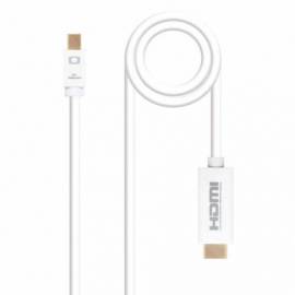 CABLE NANOCABLE CONVERSOR MINI DP M A HDMI M DE 2M