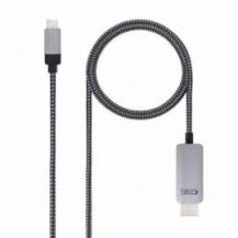 CABLE NANOCABLE CONVERSOR USB-C A HDMI M DE 1.8M