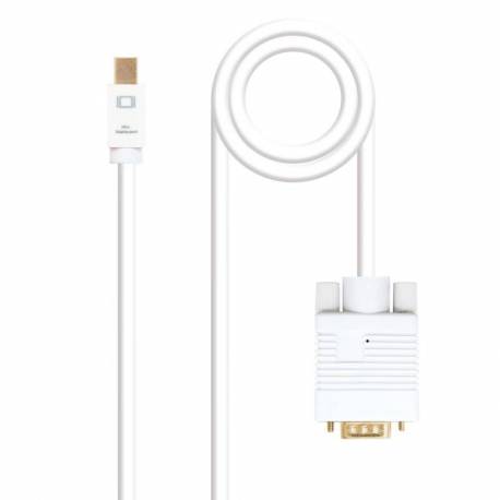 CABLE NANOCABLE CONVERSOR MINI DP A VGA DE 3M