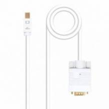 CABLE NANOCABLE CONVERSOR MINI DP A VGA DE 3M