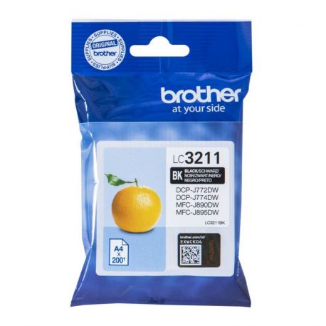 CARTUCHO TINTA BROTHER LC3211BK NEGRO 200