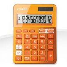 CALCULADORA CANON SOBREMESA LS-123K NARANJA