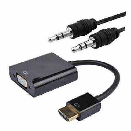 ADAPTADOR DE HDMI A VGA NANOCABLE 0.15CM