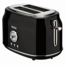 TOSTADORA PAN BOURGINI RETRO NEGRA 815W