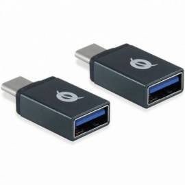 KIT ADAPTADORES CONCEPTRONIC USB-C A USB 3.1-M 2 UNIDADES