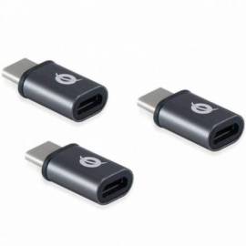 KIT ADAPTADORES CONCEPTRONIC USB-C A USB 3.1-M 3 UNIDADES