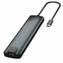 HUB MULTIPUERTOS CONCEPTRONIC USB-C 9 EN 1