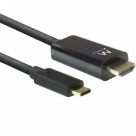 CABLE USB-C A-HDMI 4K MACHO DE 2M EWENT