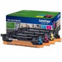 TONER BROTHER TN243C MULTIPACK NEGRO Y 3 COLORES