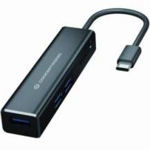 HUB USB-C CONCEPTRONIC 3 PUERTOS USB 3.0 LECTOR TARJETAS