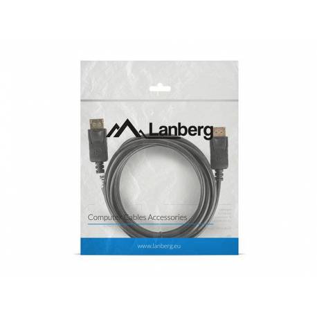 CABLE DISPLAYPORT MACHO MACHO 4K 3M LANBERG