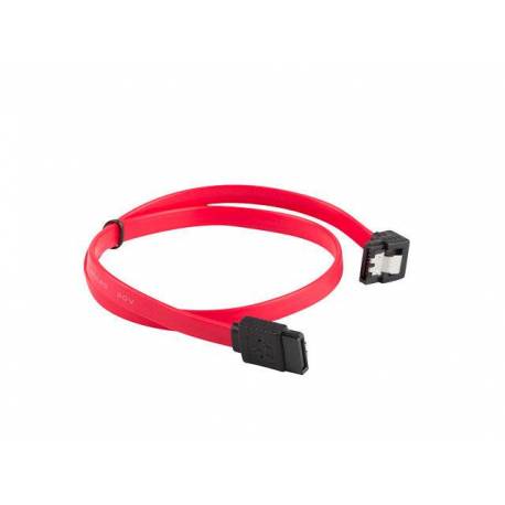 CABLE DATOS SATA-3 LAMBERG 0.5M CLIP METAL