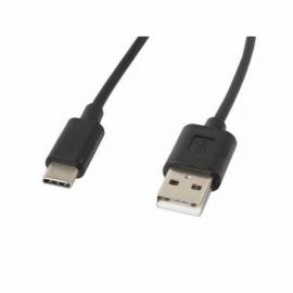 CABLE USB LANBERG 2.0 MACHO A USB-C MACHO 1.8M