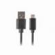 CABLE USB MACHO 2.0 A MICRO USB-C MACHO 1M