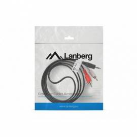 CABLE ESTEREO LANBERG MINI JACK 3.5MM X 2 RCA MACHO