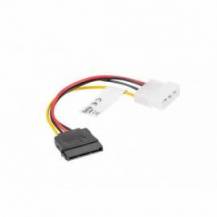 CABLE MOLEX LANBERG 1X MACHO 1 SATA HEMBRA 15CM