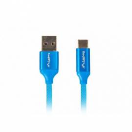 CABLE USB LANBERG 2.0 MACHO A USB-C MACHO 1.8M