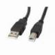 CABLE IMPRESORA LANBERG USB MACHO FERRITA 1.8M