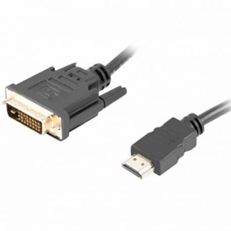 CABLE HDMI MACHO A DVI MACHO D 24+1 4K LAMBERG 3M