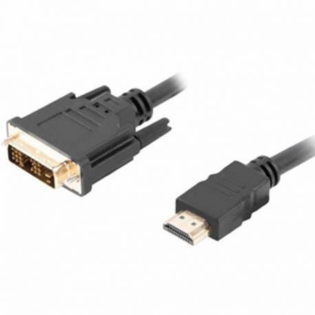 CABLE HDMI MACHO A DVI MACHO D 18+1 LAMBERG 1.8M