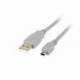 CABLE USB MACHO 2.0 A MINI USB MACHO 1.8M