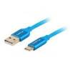 CABLE USB LANBERG 2.0 MACHO A USB-C MACHO 1M