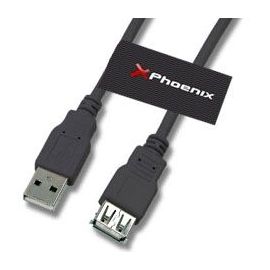 CABLE USB(A) A USB(B) 2.0 PHOENIX 5M