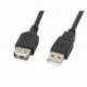 CABLE ALARGADOR LANBERG USB 2.0 MACHO